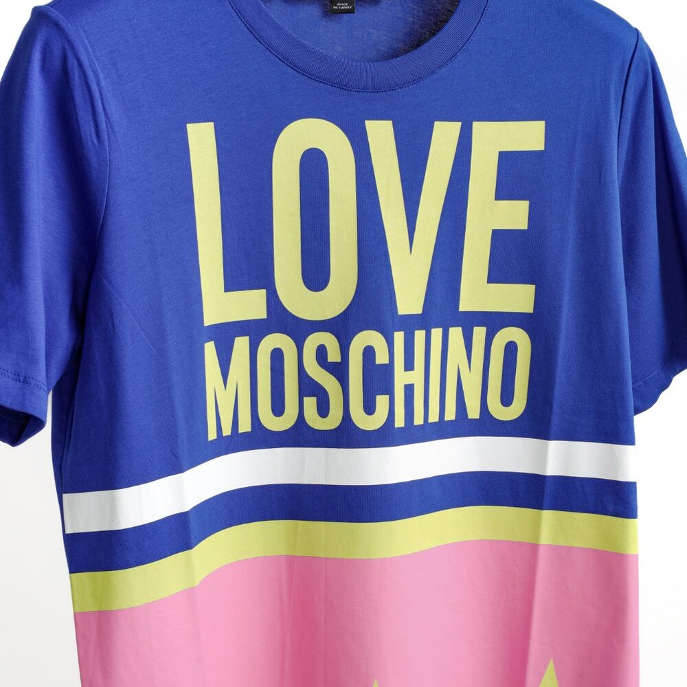 Love Moschino Blue Superhero Tee - Picture 3 of 9